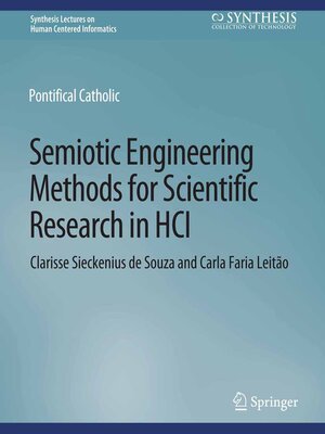 cover image of Semiotic Engineering Methods for Scientific Research in HCI